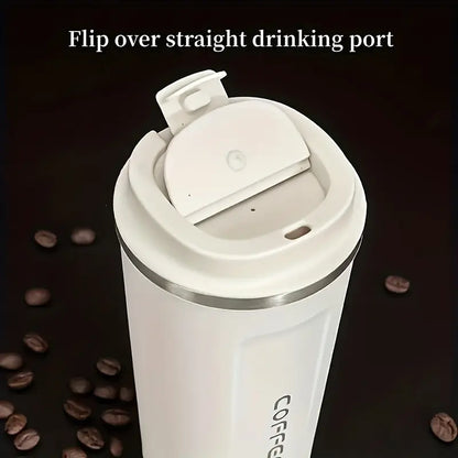 Smart Temperature Coffee Mug | 17oz Insulated Stainless Steel Travel Mug with Leakproof Lid (mart)