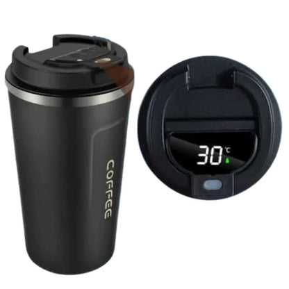 Smart Temperature Coffee Mug | 17oz Insulated Stainless Steel Travel Mug with Leakproof Lid (mart)